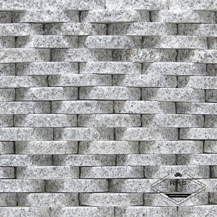 Фасадный камень Плетёнка — Гранит Белла Уайт в Воронеже